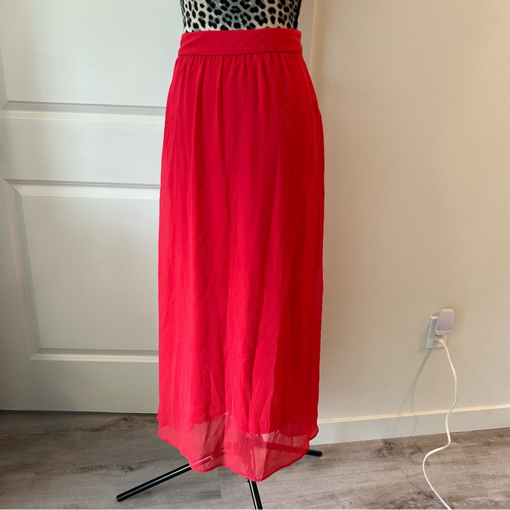 Outback red maxi flowy skirt